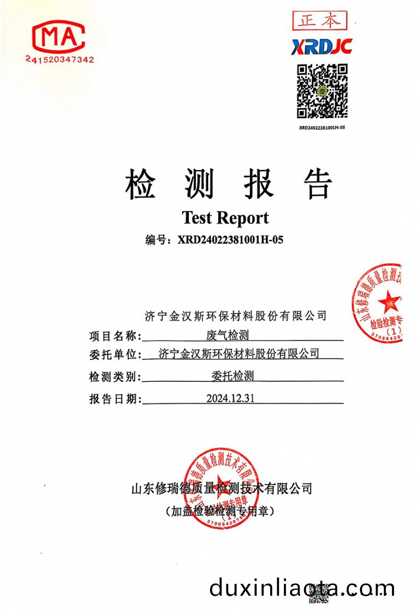 檢測報(bao)告（2024.12.31）